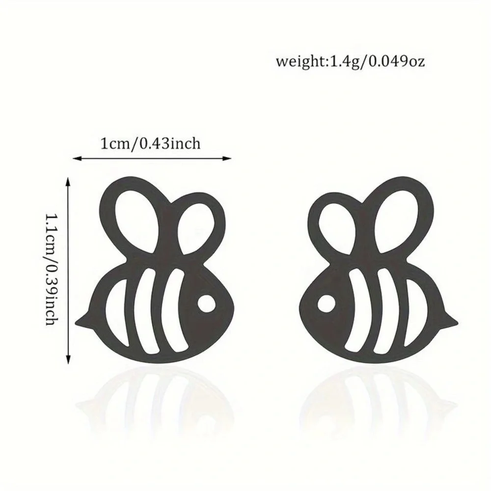 BOGO! Dainty Bee stud Earrings Stainless Steel in Color Gold - NEW